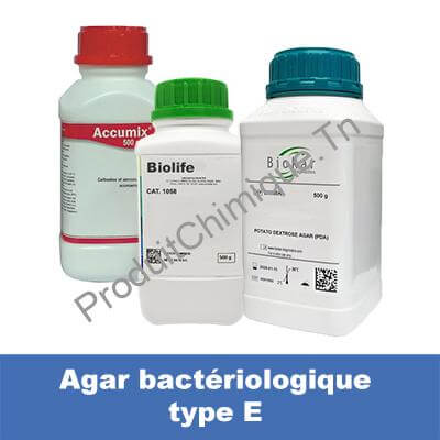 Agar bactériologique type E